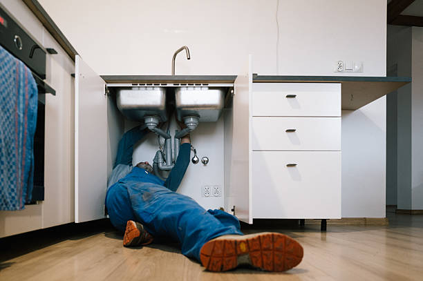 Professional Plumbing technician working in Woodhaven, MI